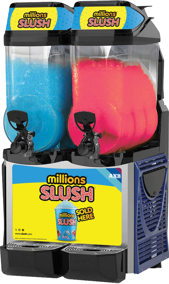 Millions® Expert Twin Bowl 12L Slush Machine - With Free Stock!