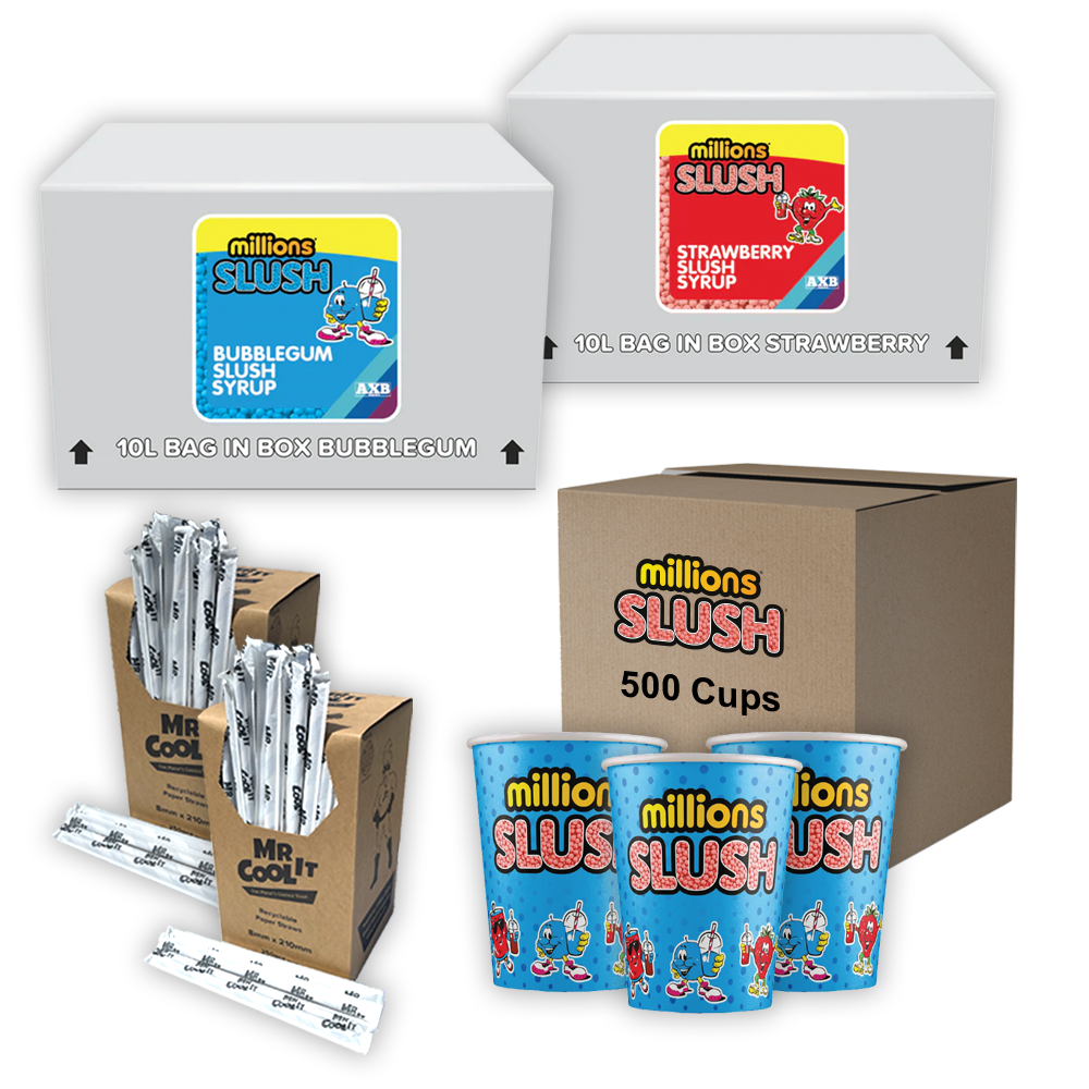 Millions® Syrup & 500 12oz Cup Bundle