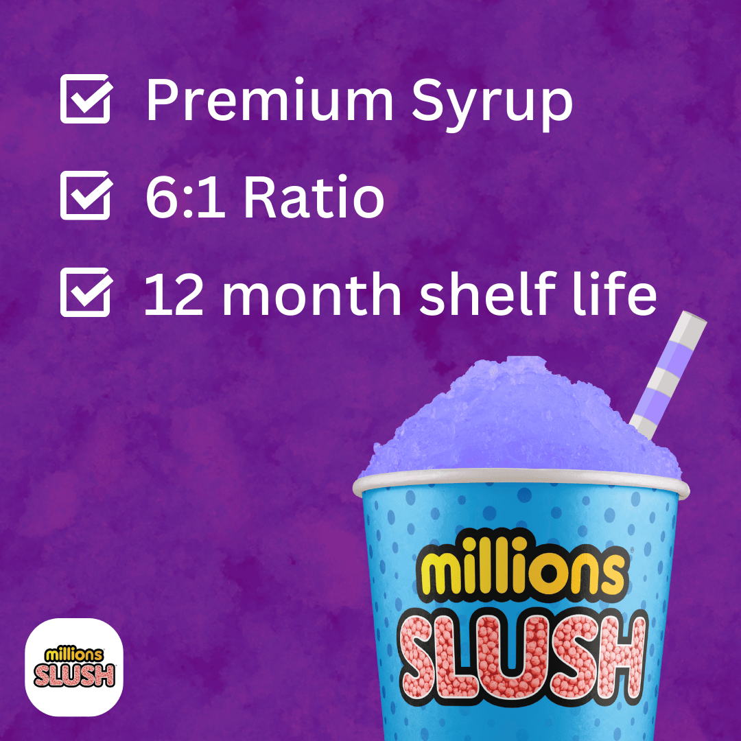 Millions® Blackcurrant Slush Syrup 10L BIB