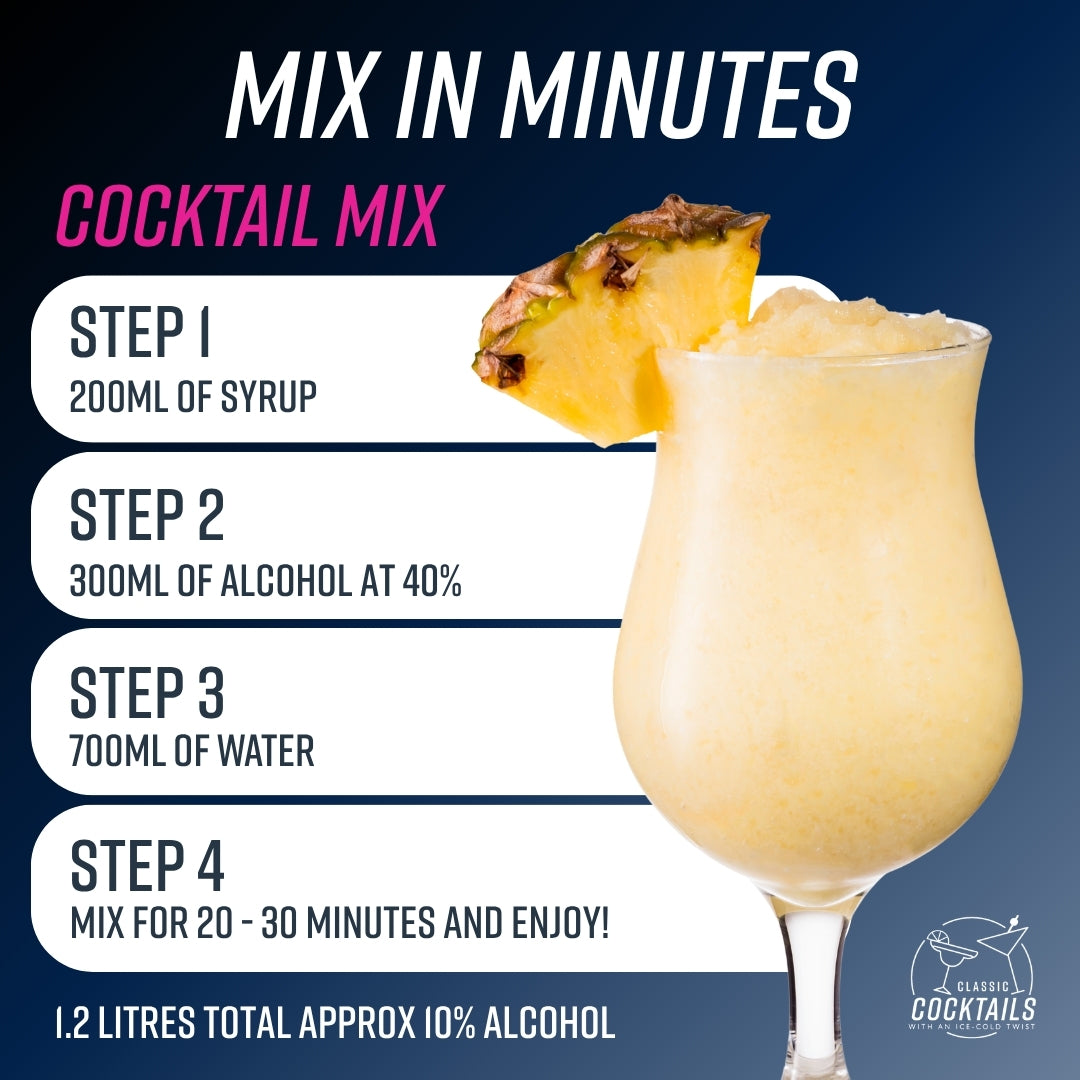 Mr Cool It Pina Colada Cocktail Syrup 1L