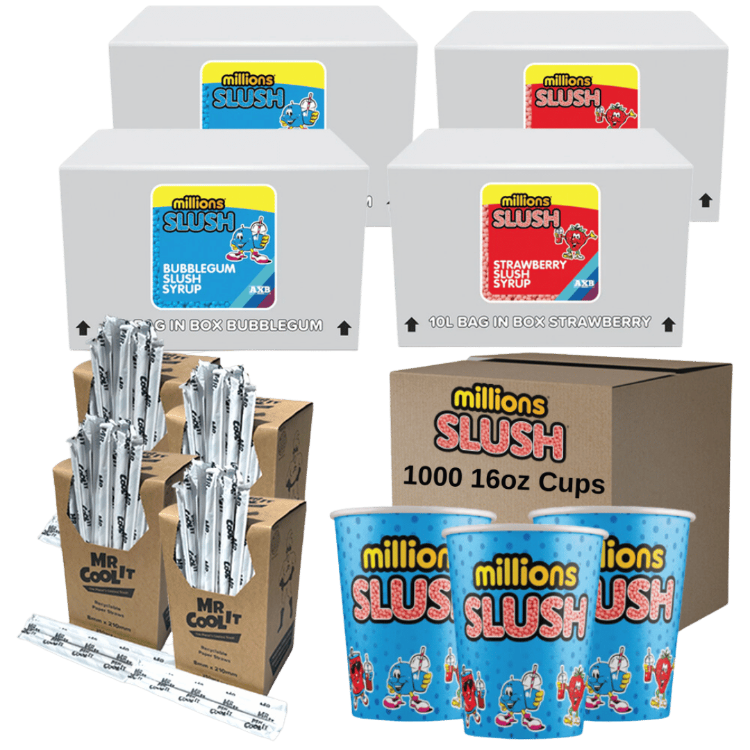 Millions® Syrup & 1000 16oz Cup Bundle