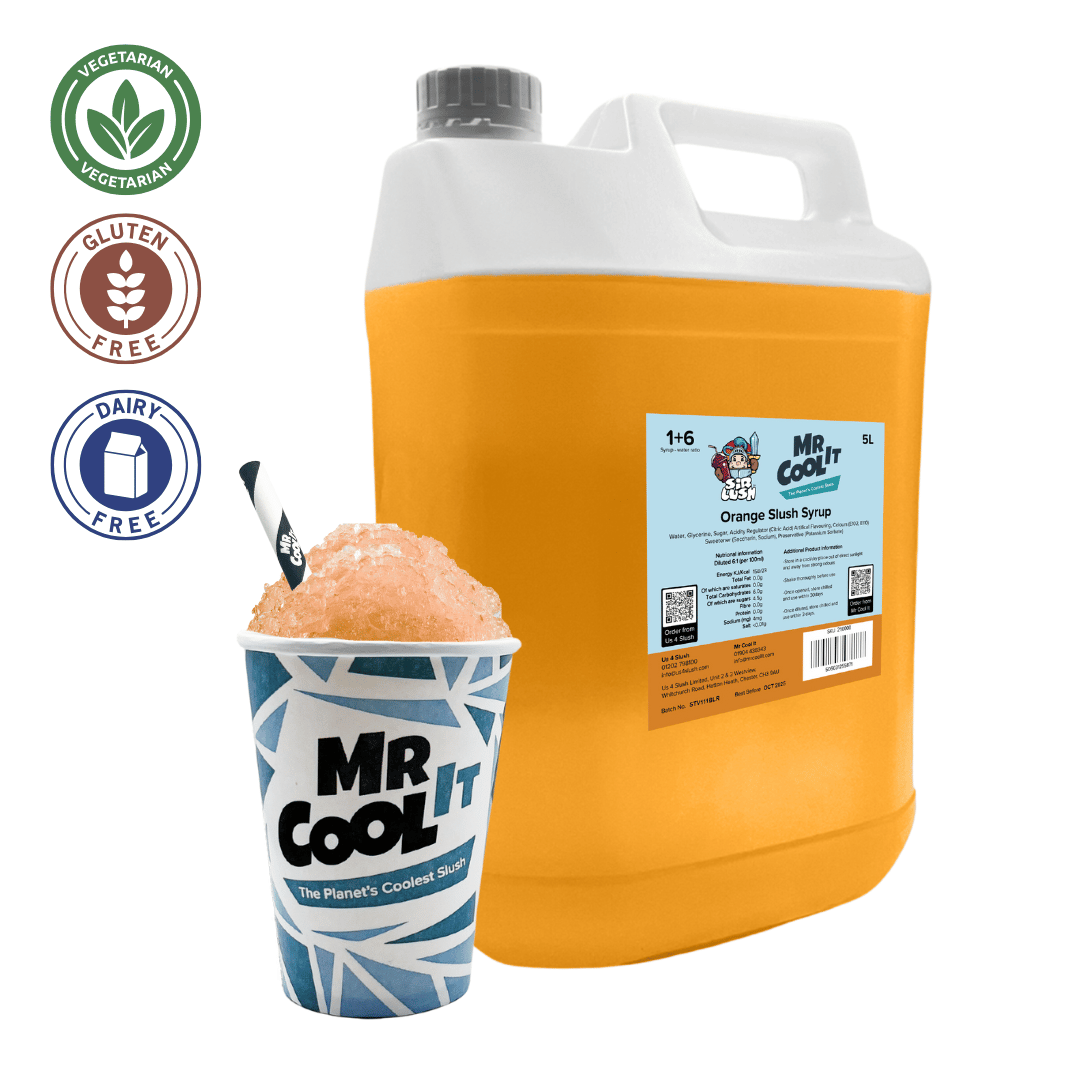 Orange Slush Syrup | Slush.co.uk – Slush Direct