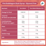 Pink Bubblegum Glycerol-Free Slush Syrup