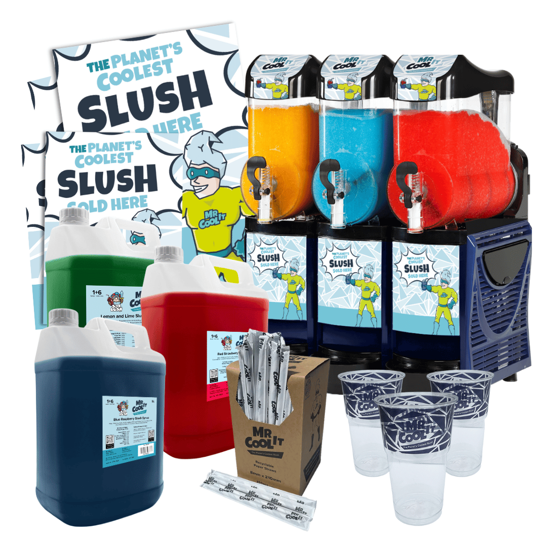 Refurbished Pro Triple Bowl 10L Slush Machine - With Free Stock!