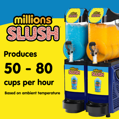 Millions® Skyline Twin 10Ltr Slush Machine