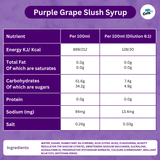 Purple Grape Slush Syrup