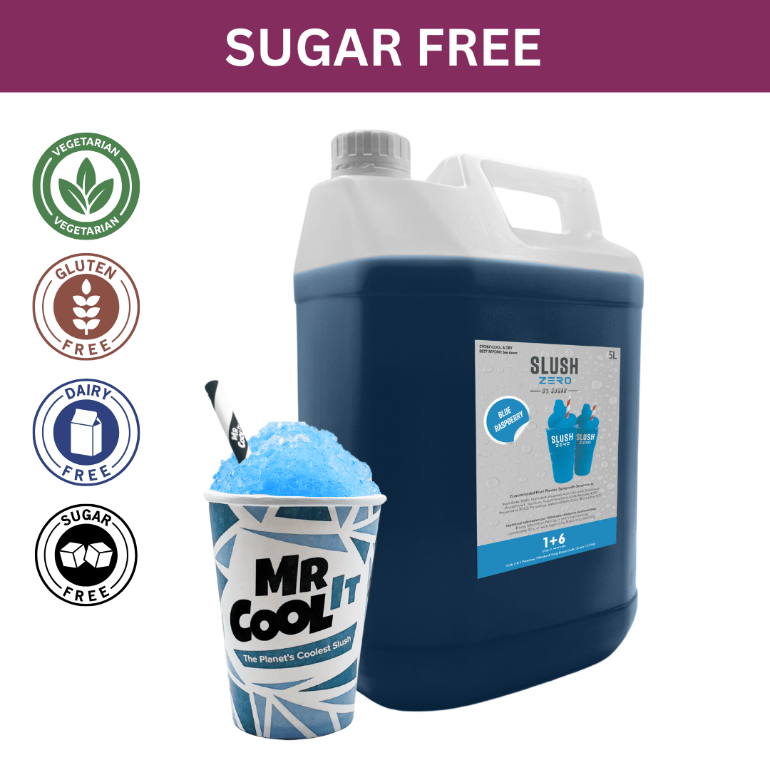 Blue Raspberry Slush Zero Syrup - Sugar Free