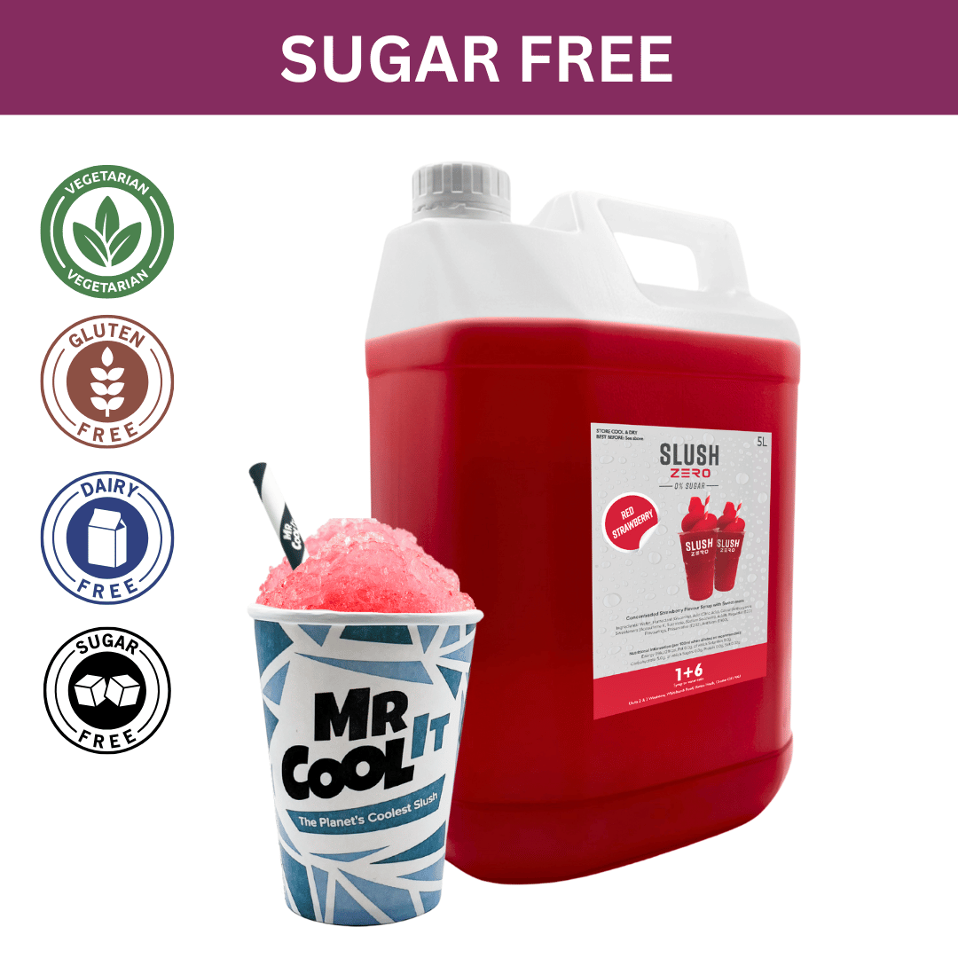 Strawberry Slush Zero Syrup Sugar Free Slush Direct 2 