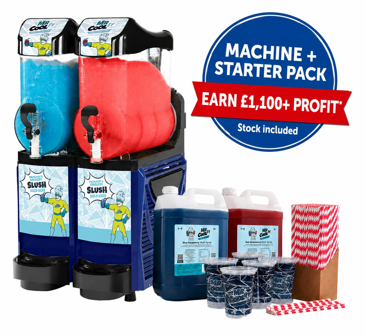 Mr Cool It Skyline 2 Slush Machine With Free Starter Pack