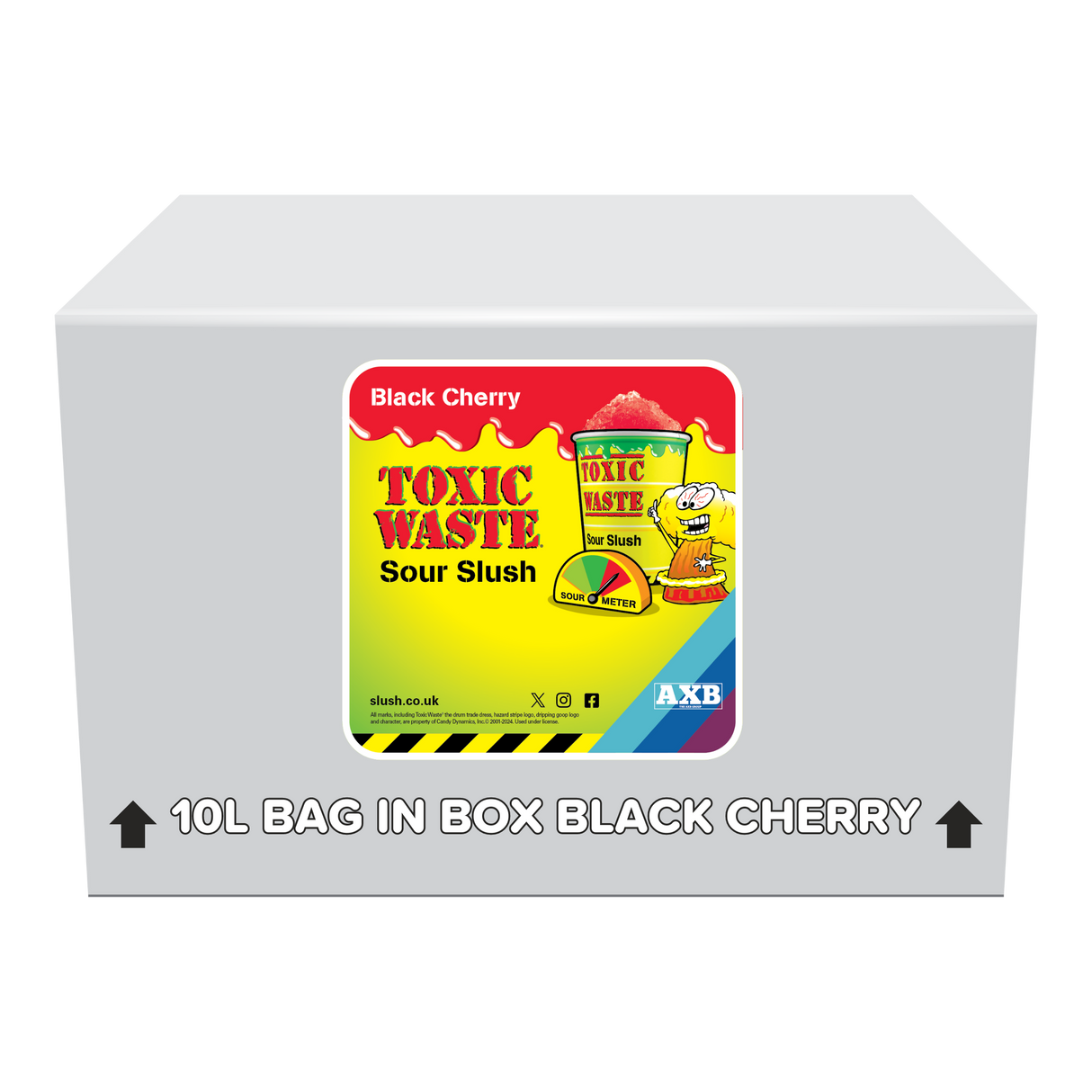 Toxic Waste® Hazardously Sour Cherry Slush Syrup 10L BIB