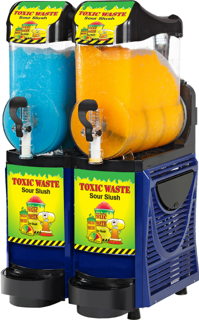 Toxic Waste® Skyline Twin 10Ltr Slush Machine - With Free Stock!.