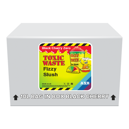 Toxic Waste® Hazardously Sour Cherry Fizzy Slush Syrup 10L BIB