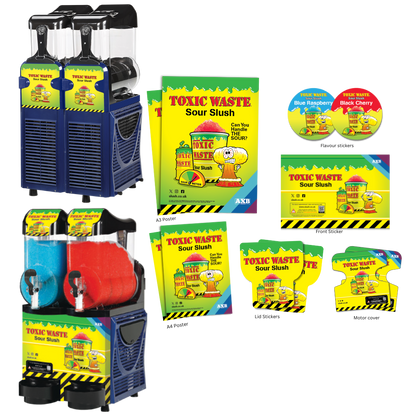 Toxic Waste® POS & Branding Pack for Pro Twin with Metal Front (Skyline 2)