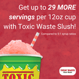 Toxic Waste® Hazardously Sour Cherry Slush Syrup 10L BIB