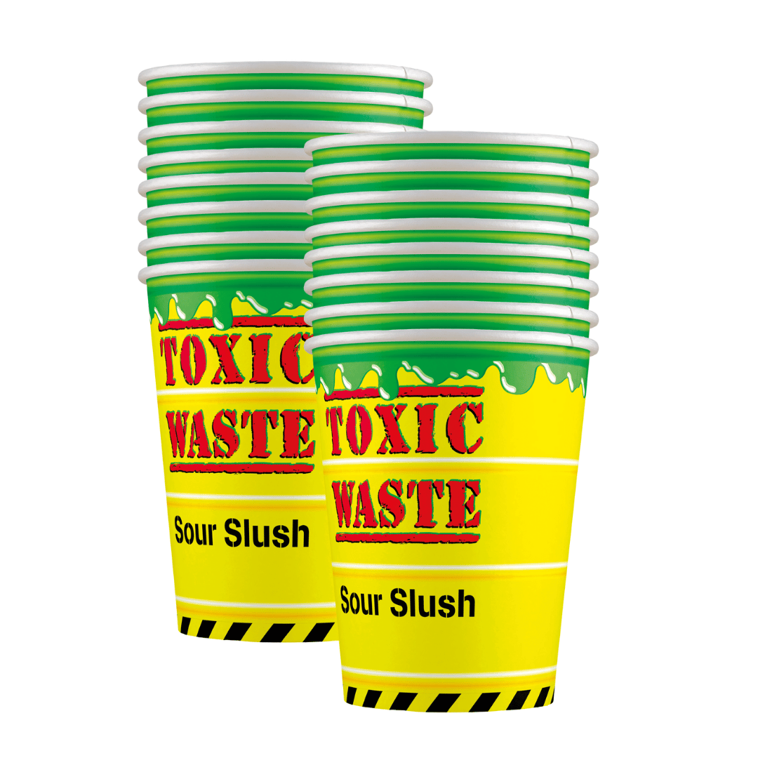 Toxic Waste® Box of 500 x 12oz Paper Cups.