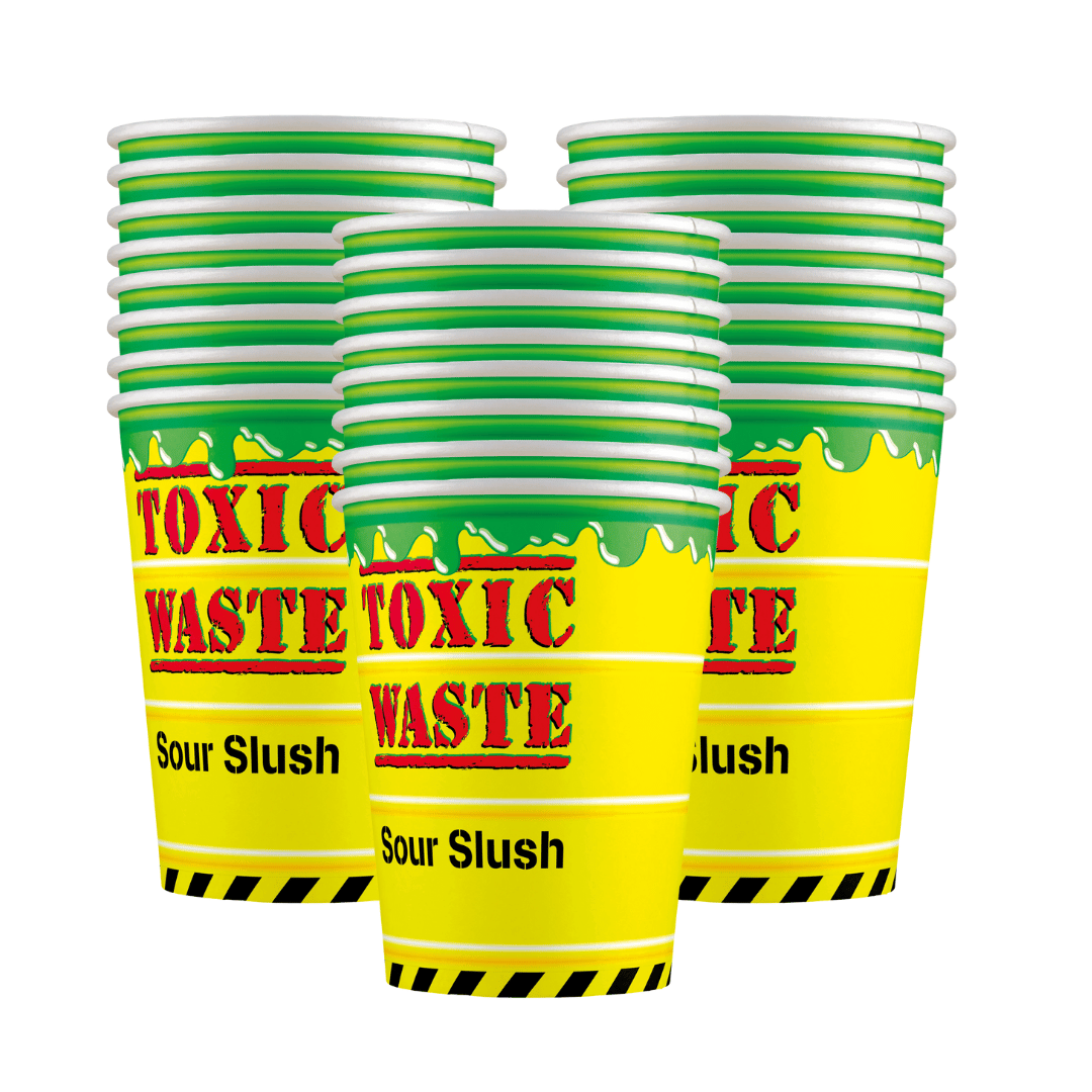 Toxic Waste® Box of 1000 x 12oz Paper Cups.