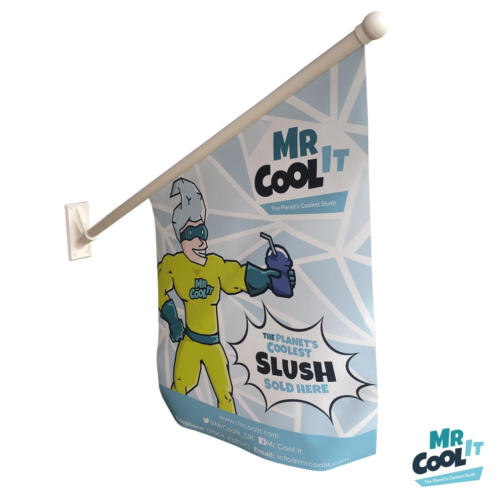 Mr Cool It Flag & Holder