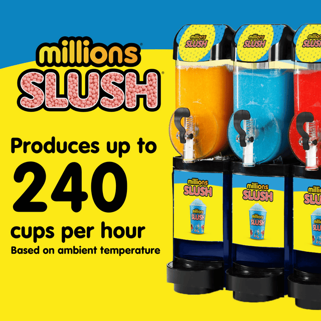 Millions® Skyline Triple 10Ltr Slush Machine