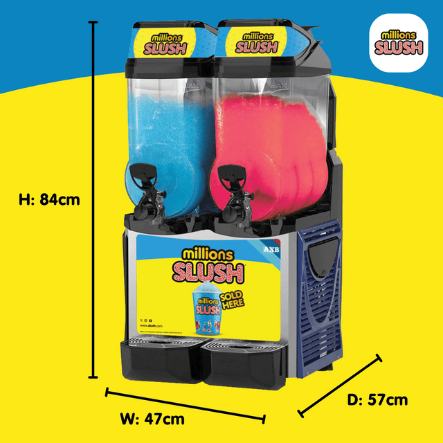 Millions® Infinity Twin 12Ltr Slush Machine