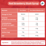 Red Strawberry Slush Syrup